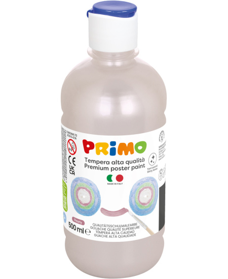 Premium guaša krāsa PRIMO, pērļu krāsas, 500 ml