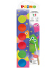 Guaša krāsa PRIMO, 6 fluorescējošas krāsas x 25 ml, ar otu