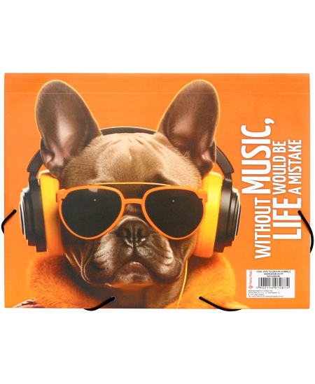 Mape ar gumiju PANTA PLAST Cool Dog, plastmasas, A4