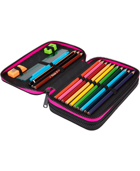 Penālis COOLPACK Capybara Music, divu nodalījumu, piepildīts