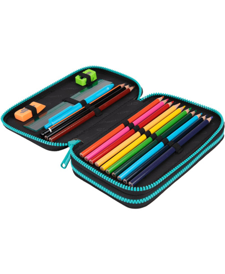 Penālis COOLPACK Gamer Chess, divu nodalījumu, piepildīts