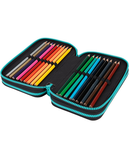 Penālis COOLPACK Gamer Chess, trīs nodalījumu, piepildīts