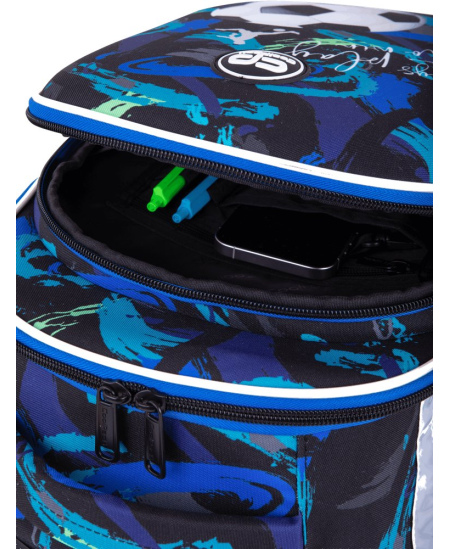 Mugursoma COOLPACK Turtle Football Navy