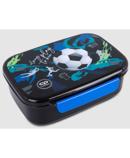 Pusdienu kastīte COOLPACK Foodyx Football Navy, ar nodalījumu