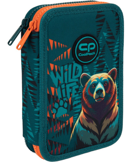 Penālis COOLPACK Bear, ar diviem nodalījumiem, komplektēts
