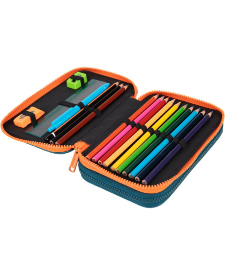 Penālis COOLPACK Bear, ar diviem nodalījumiem, komplektēts