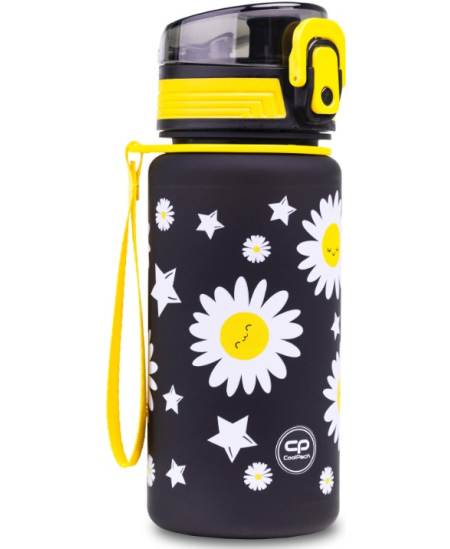Ūdens pudele COOLPACK Brisk Daisy Black, 400 ml