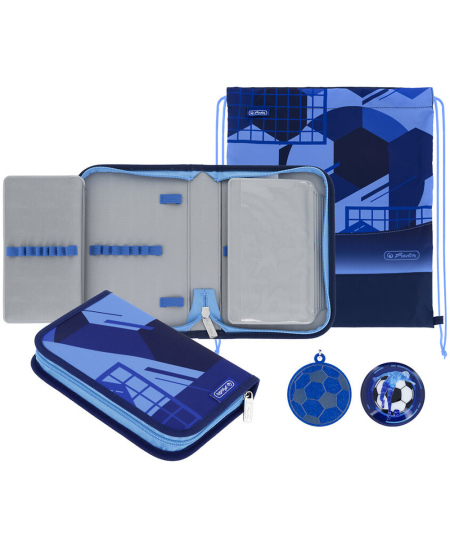 Mugursoma ar piederumiem HERLITZ UltraLight Plus Blue Goal