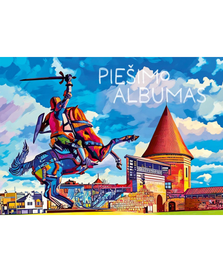 Zīmēšanas albums LIETUVA, A4, 120 gsm, 20 lapas