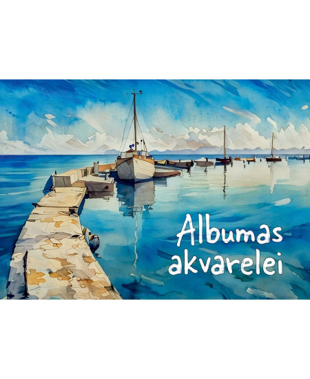 Akvareļu albums LIETUVA, A4, 200 gsm, 20 lapas