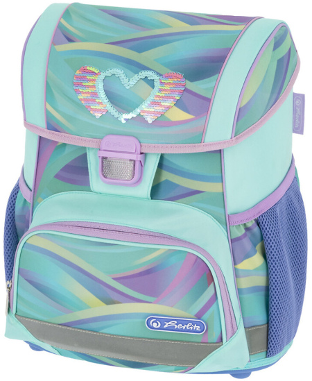 Mugursoma ar piederumiem HERLITZ Loop Plus Minty Love
