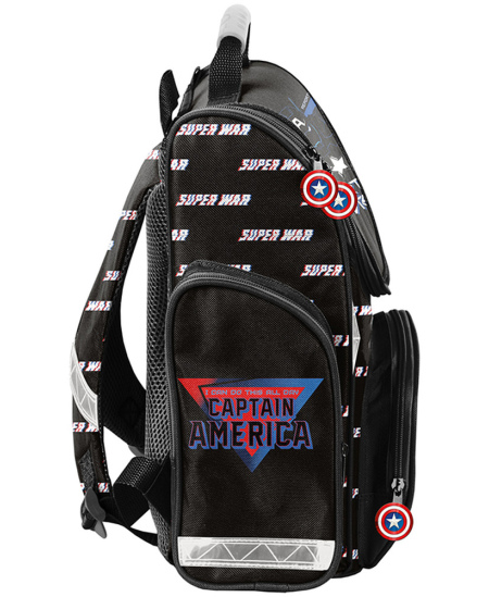 Mugursoma sākumskolas skolēniem PASO Marvel Captain America