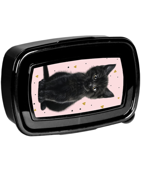 Pusdienu kastīte PASO Black Cat, 750 ml