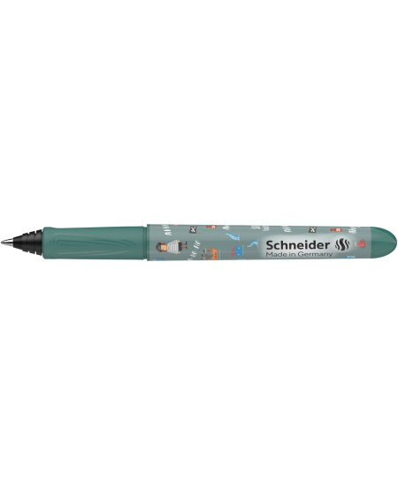 Pildspalva SCHNEIDER Zippi Wild Pirates, zaļā krāsā