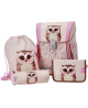 Mugursoma ar piederumiem ABC123 Ergo Flexi Owl, 4 daļas