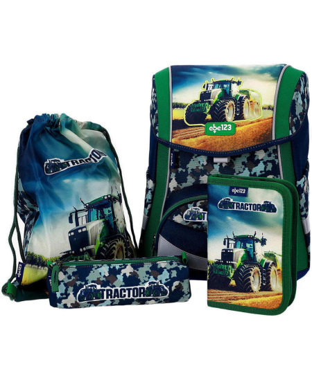 Mugursoma ar piederumiem ABC123 Ergo Premium Tractor, 4 daļas