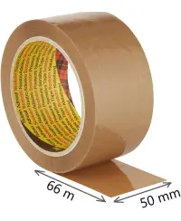 Pakošanas lente SCOTCH 309, 50 mm x 66 m, brūna