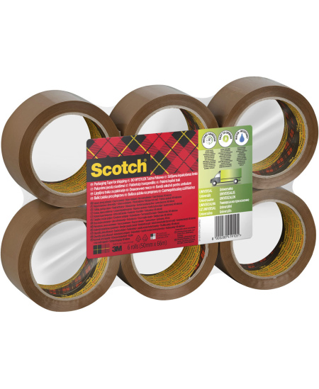 Pakošanas lente SCOTCH 309, 50 mm x 66 m, brūna