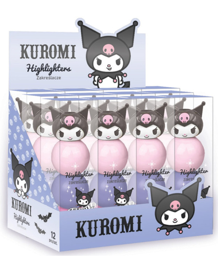 Lodveida marķieri KUROMI, 3 krāsas