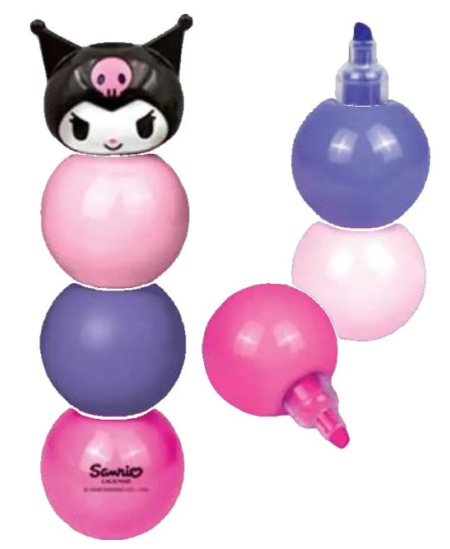 Lodveida marķieri KUROMI, 3 krāsas