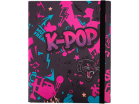 Mape ar gumiju K-POP, kartona, A4, 3 cm