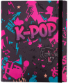 Mape ar gumiju K-POP, kartona, A4, 3 cm
