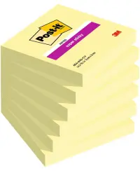 Ļoti lipīgas līmlapiņas POST-IT Super sticky, 76x76 mm, 90 lapiņas, dzeltenas