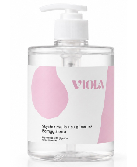 Šķidrās ziepes ar ziedu aromātu un glicerīnu, 500 ml