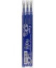 Serdītes Pilot Frixion Ball, 0.7 mm, zilas, 3 gab.