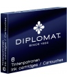 Tintes kapsulas DIPLOMAT, 6 gab., melnas