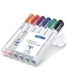 Marķieru komplekts baltajai tāfelei STAEDTLER Lumocolor 351, 6 krāsas