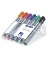 Marķieru komplekts konferenču bloknotiem STAEDTLER Lumocolor 356, 6 krāsas