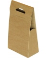 Gofrētas kartona kastītes 234x124x410 mm, brūnā krāsā, 5 gab.
