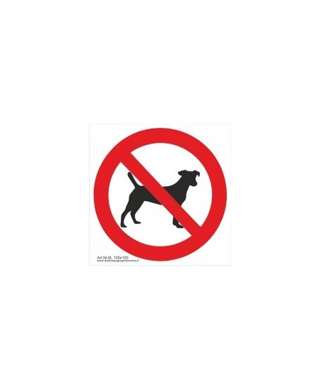 Aizlieguma drošības zīme Ieeja ar dzīvniekiem aizliegta