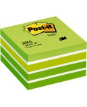 Lipnių lapelių kubas Post-it® Green Pastel, 76x76 mm, 450 lapelių