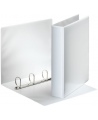 Mape-reģistrs ar gredzeniem un priekšējo kabatiņu titullapai ESSELTE, 4 gredzeni, A4, 63 mm, balta