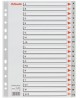 No plastmasas izgatavots sadalītājs dokumentiem ESSELTE, A-Z, vienkrāsains, A4