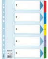 Sadalītāji dokumentiem ESSELTE, 1-5, krāsaini, A4