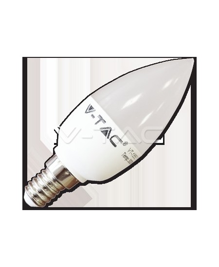 LED spuldze, E14, 6W, 3000K, sveces forma