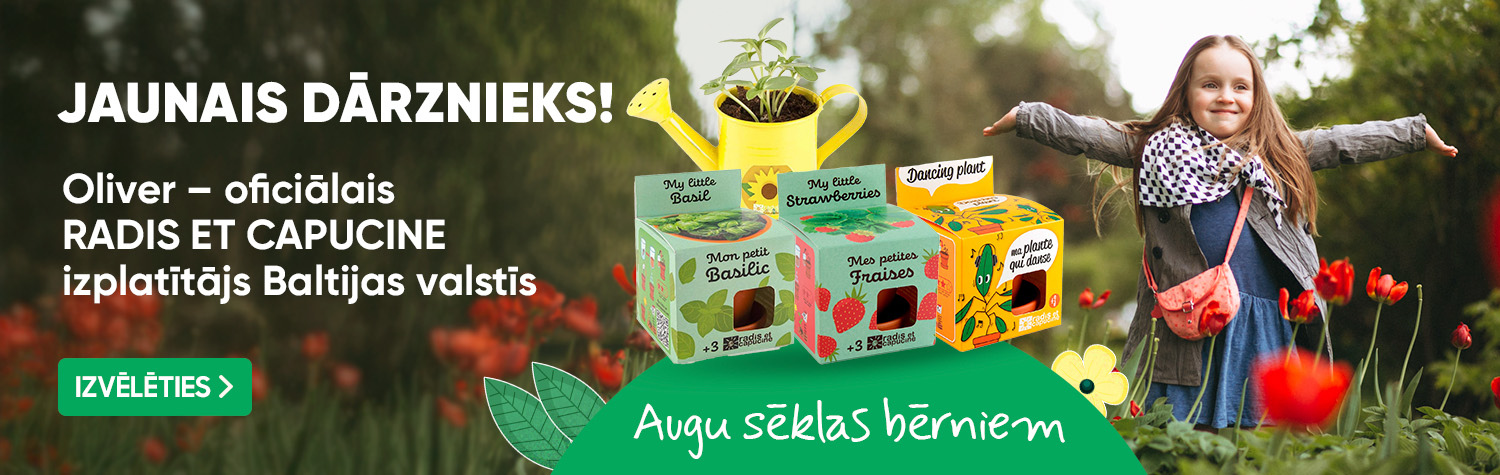 Augu sēklu komplekti bērniem